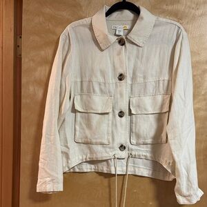 C&C California Off-White Utility Jacket